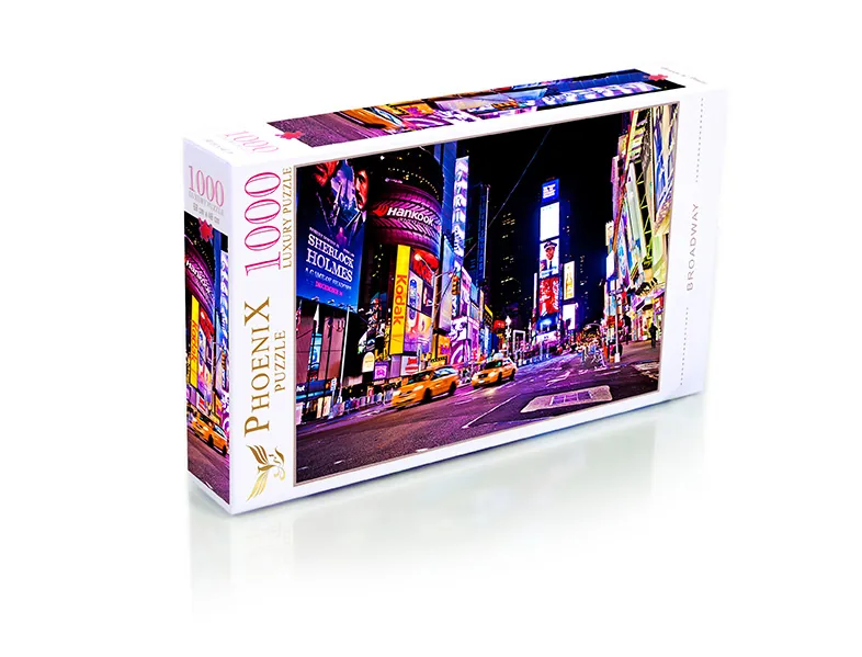 1000 Pieces Times Square, New York — Phoenix Puzzle