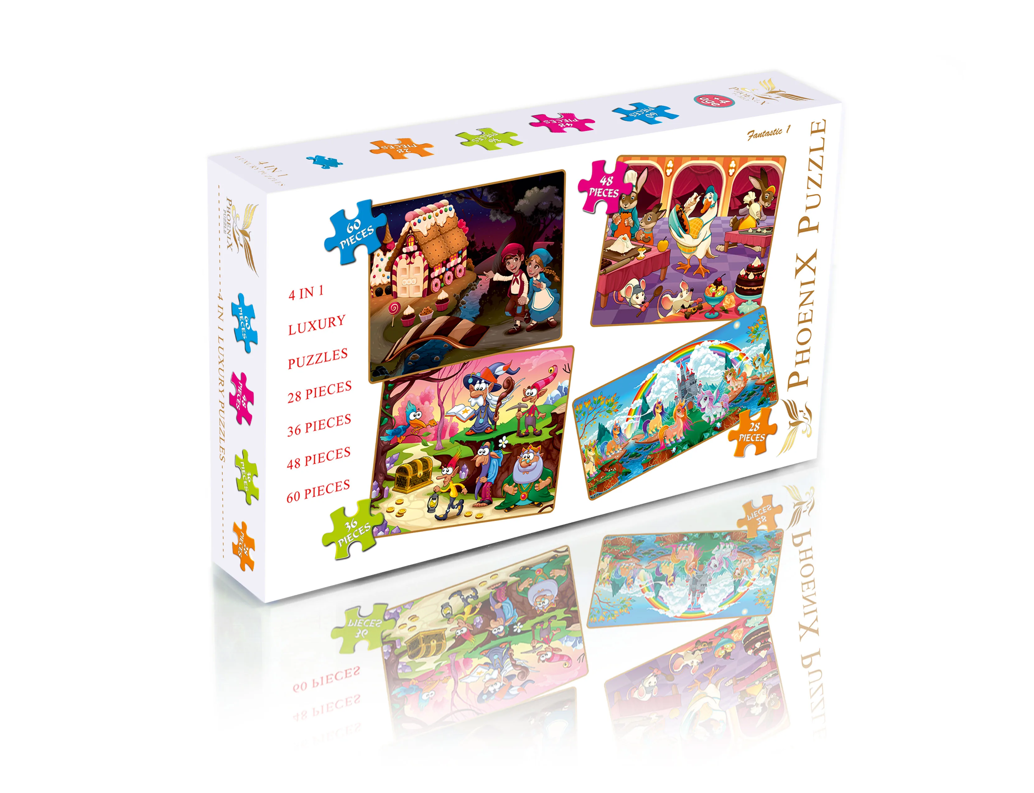 4-in-1 Puzzle Fantastic 1 — Phoenix Puzzle