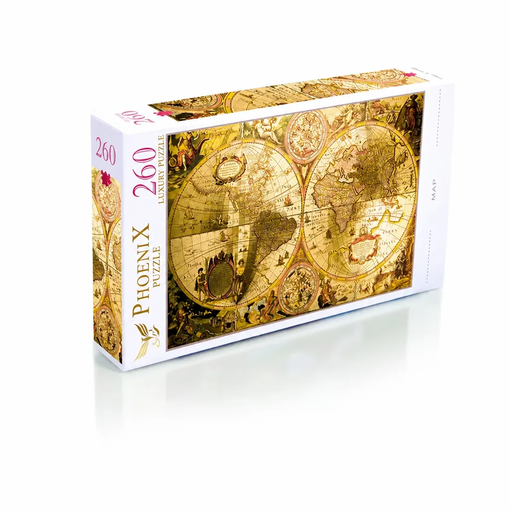 260 Pieces Ancient World Map — Phoenix Puzzle