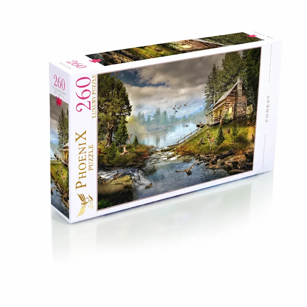 260 Pieces Old Wooden House — Phoenix Puzzle