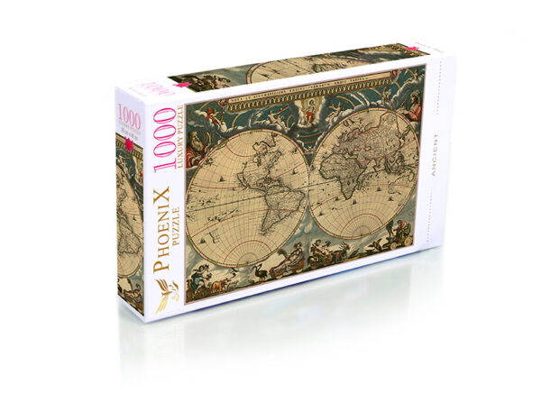 P-025 1000 Parça Puzzle Antik Dünya Haritası